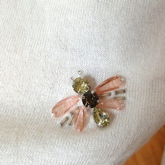 🐝 Rare Kate spade jeweled cardigan 🐝 🐝 - Picture 4 of 7